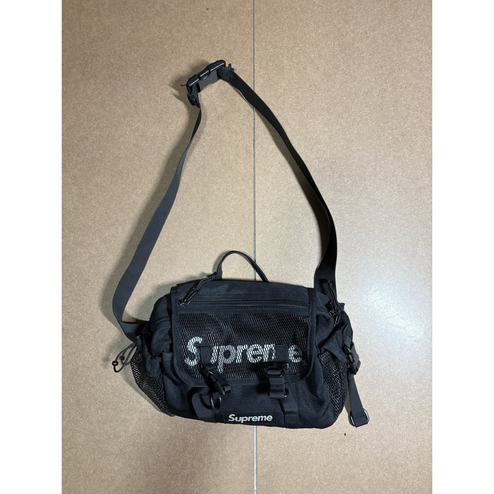 Supreme Waist Bag SS20 Black Cordura 3M Reflective Logo